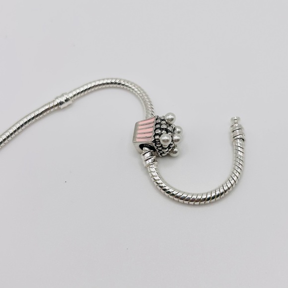 925 Sterling Silver Popcorn Charm - Picture 4 of 4